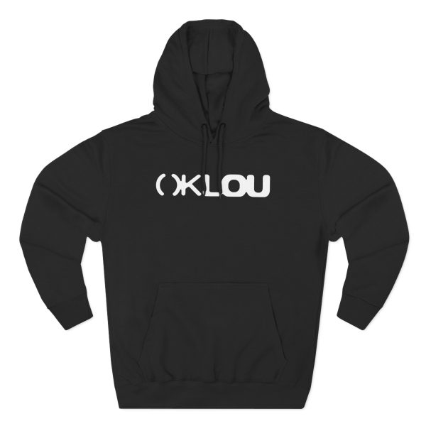 Oklou Three-Panel Fleece Hoodie