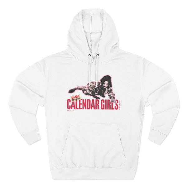 Oklou Calendar Girl Three-Panel Fleece Hoodie