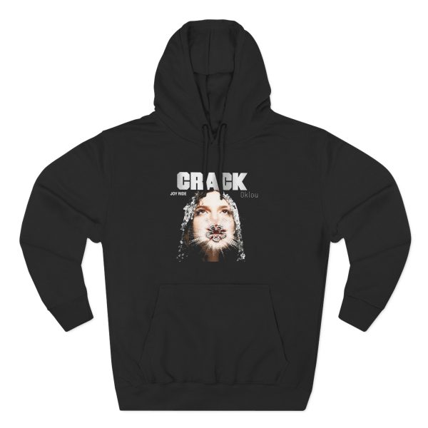 Oklou Crack Mag Three-Panel Fleece Hoodie